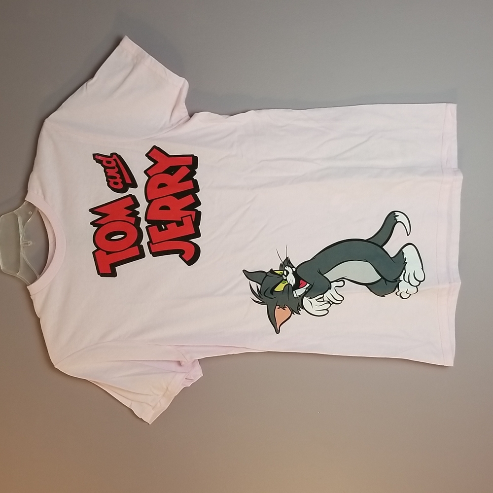 Tom & Jerry Tee Pink Small Tshirt